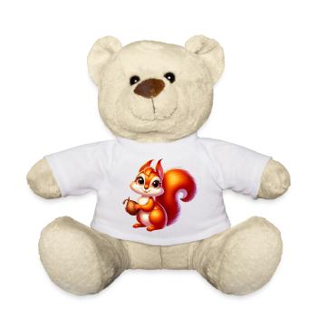 Squirrel - Teddy Bear - white - Front