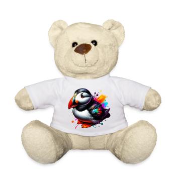 Puffin - Teddy Bear - white - Front