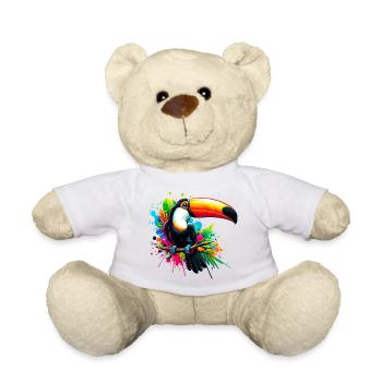 Toucan - Teddy Bear - white - Front