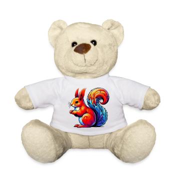 Squirrel - Teddy Bear - white - Front