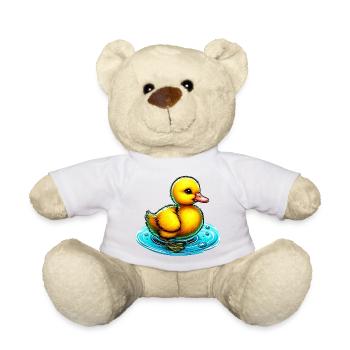 Caneton Canard Canard Canard - Nounours - blanc - Devant