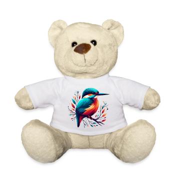 Martin-pêcheur - Nounours - blanc - Devant
