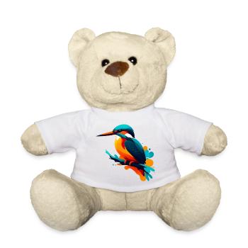 Martin-pêcheur - Nounours - blanc - Devant