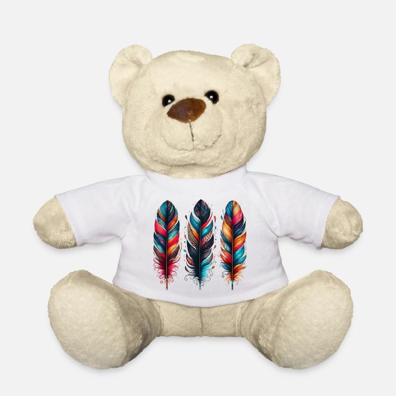 Feder - Teddy - Weiß