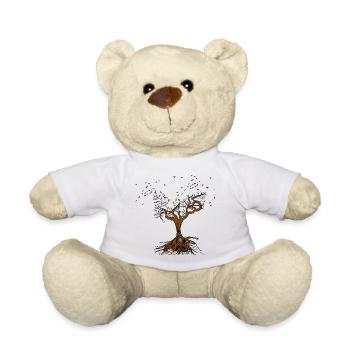 Tree - Teddy Bear - white - Front
