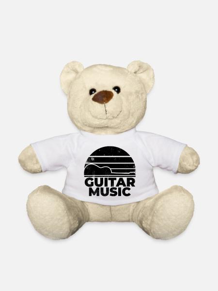 Guitare - Nounours - blanc