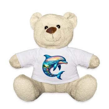 Delfin - Teddy - Weiß - Vorne