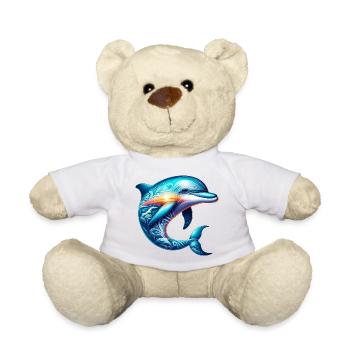 Dolphin - Teddy Bear - white - Front