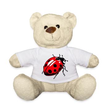 Ladybird - Teddy Bear - white - Front
