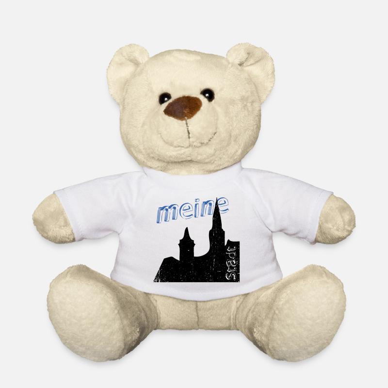 meine Stadt - Teddy - Weiß