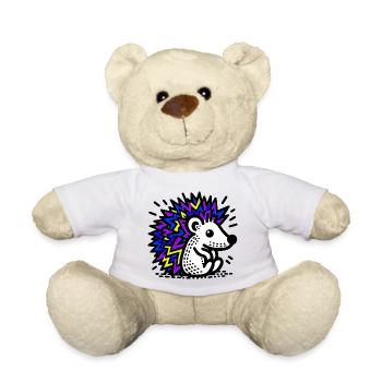 Hérisson - Nounours - blanc - Devant