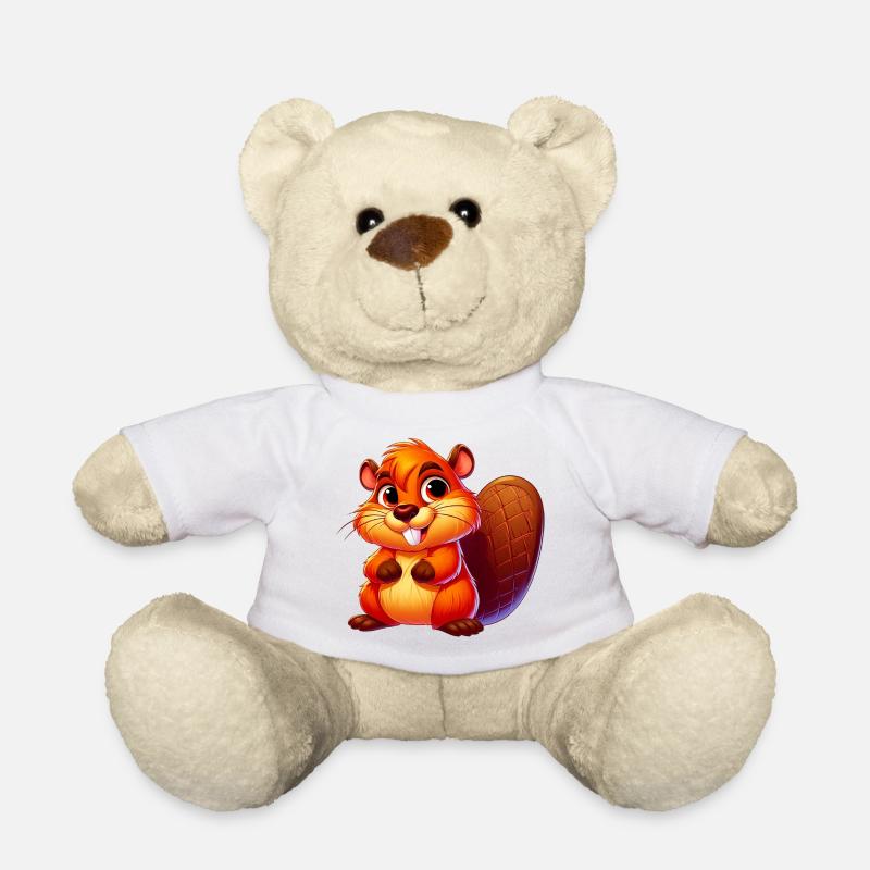Castor - Nounours - blanc