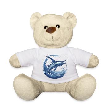Nice Marlin costume for Marlin Animal Lovers - Teddy Bear - white - Front