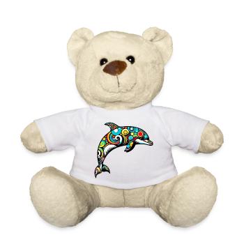 Dauphin - Nounours - blanc - Devant