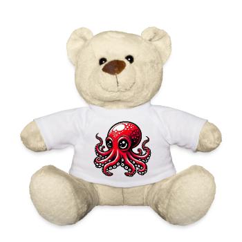 Pieuvre - Nounours - blanc - Devant