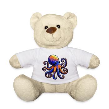 Pieuvre - Nounours - blanc - Devant
