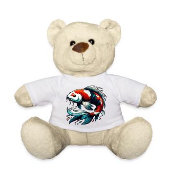 Carpe koï - Nounours - blanc - Devant