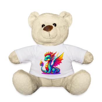 Drache - Teddy - Weiß - Vorne