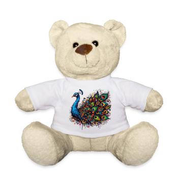 Pfau - Teddy - Weiß - Vorne