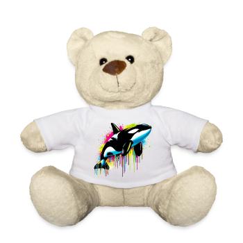 Killer whale - Teddy Bear - white - Front