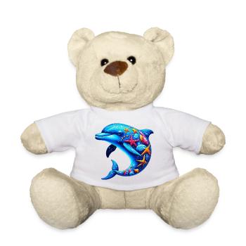 Delfin - Teddy - Weiß - Vorne
