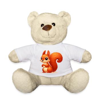 Squirrel - Teddy Bear - white - Front