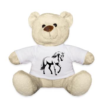 Pferd Araber - Teddy - Weiß - Vorne