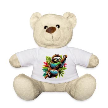 Faultier - Teddy - Weiß - Vorne