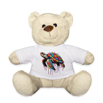 Turtle - Teddy Bear - white - Front