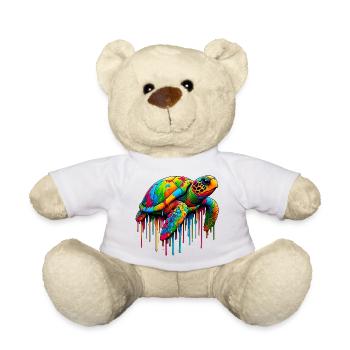 Turtle - Teddy Bear - white - Front