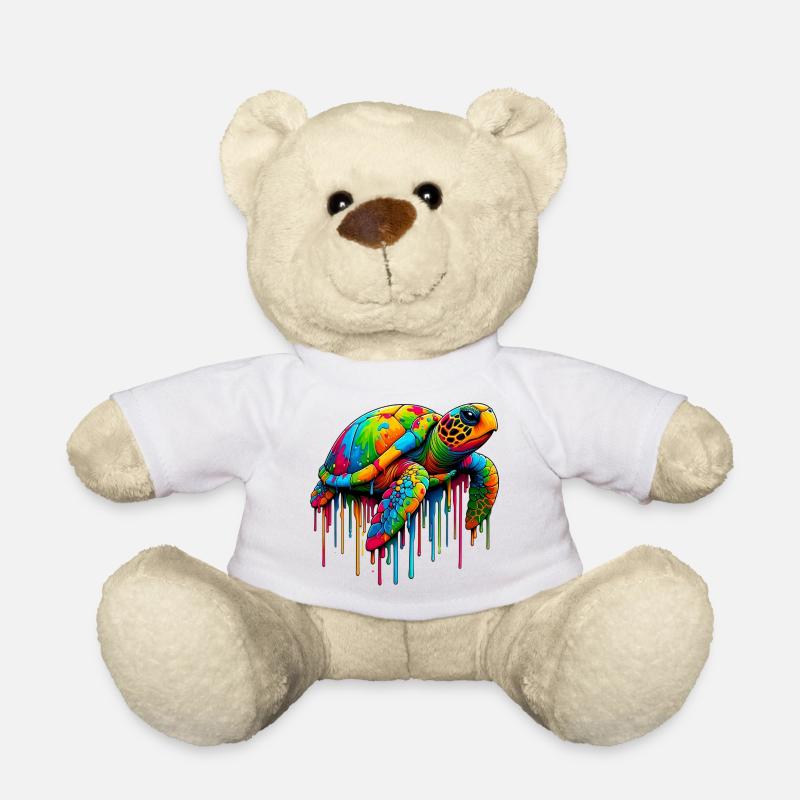 Schildkröte - Teddy - Weiß