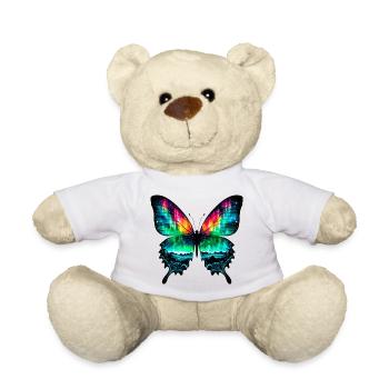 Schmetterling - Teddy - Weiß - Vorne