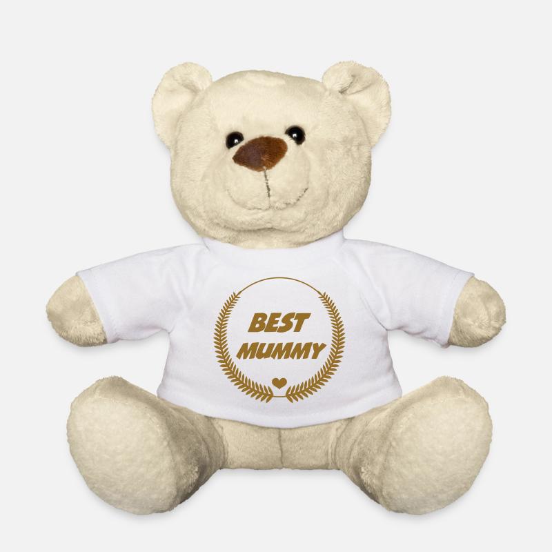 Best Mom - Mother's Day - Teddy Bear - white