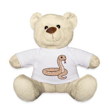 Schlange - Teddy - Weiß - Vorne