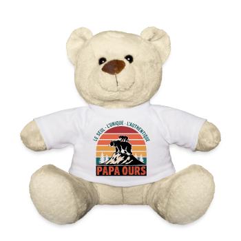 - Der Eine, der Einzigartige, der Authentische - Teddy - Weiß - Vorne