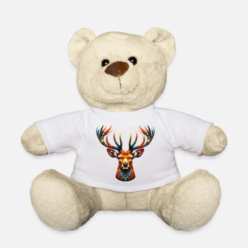 Hirsch - Teddy - Weiß