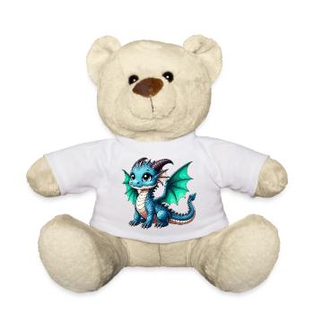 Drache - Teddy - Weiß - Vorne