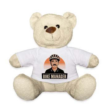Retro Bike Manager Porträt - Teddy - Weiß - Vorne