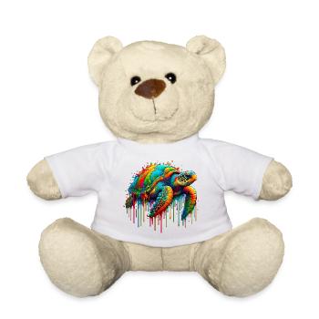 Turtle - Teddy Bear - white - Front