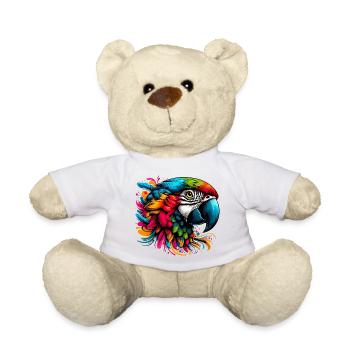 Perroquet - Nounours - blanc - Devant