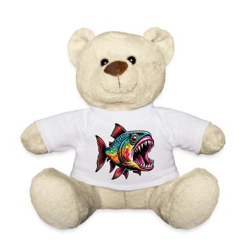 Piranha - Teddy Bear - white - Front