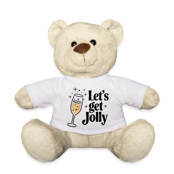 Lass uns fröhlich werden - Teddy - Weiß - Vorne