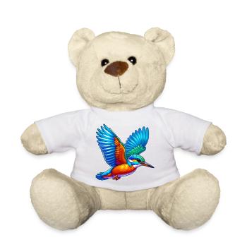 Kingfisher - Teddy Bear - white - Front