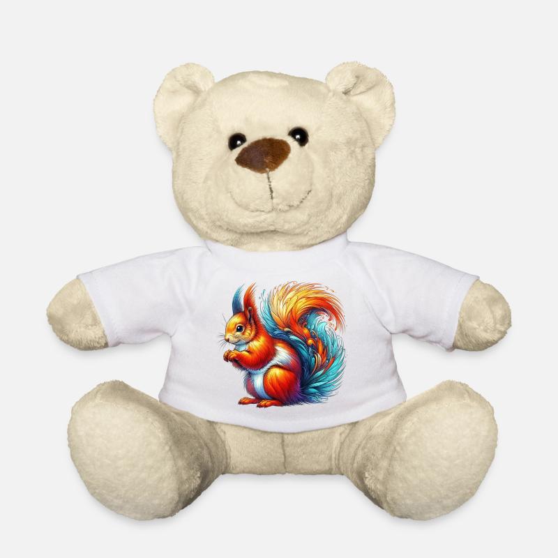 Eichhörnchen - Teddy - Weiß