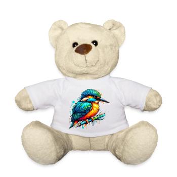 Kingfisher - Teddy Bear - white - Front