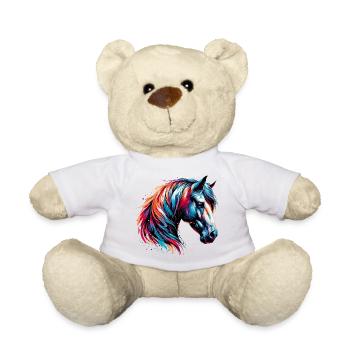 Pferd - Teddy - Weiß - Vorne