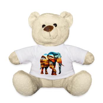 Elefant - Teddy - Weiß - Vorne