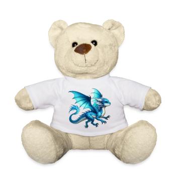 Dragon - Teddy Bear - white - Front