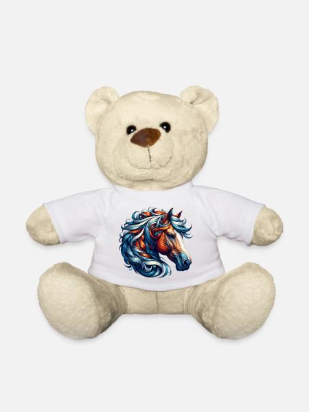 Horse - Teddy Bear - white