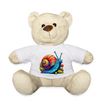 Escargot - Nounours - blanc - Devant